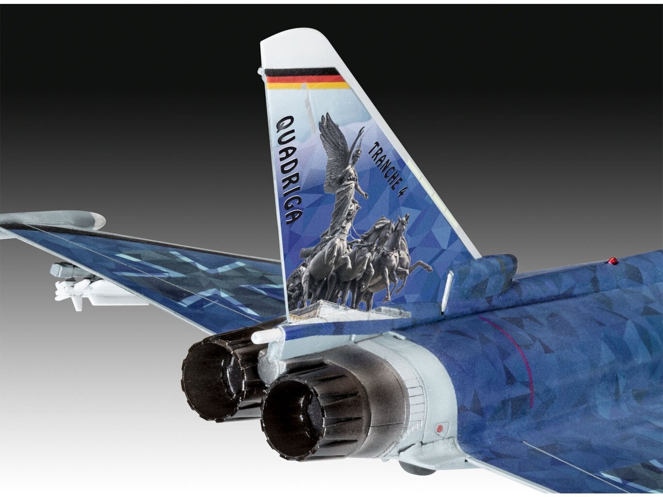 Revell - Eurofighter "Luftwaffe 2020 Quadriga" dāvanu komplekts, 1/72, 63843 cena un informācija | Konstruktori | 220.lv