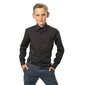 Krekls zēniem G10172 Marten, melns Slim, S1100051L9 цена и информация | Zēnu krekli | 220.lv