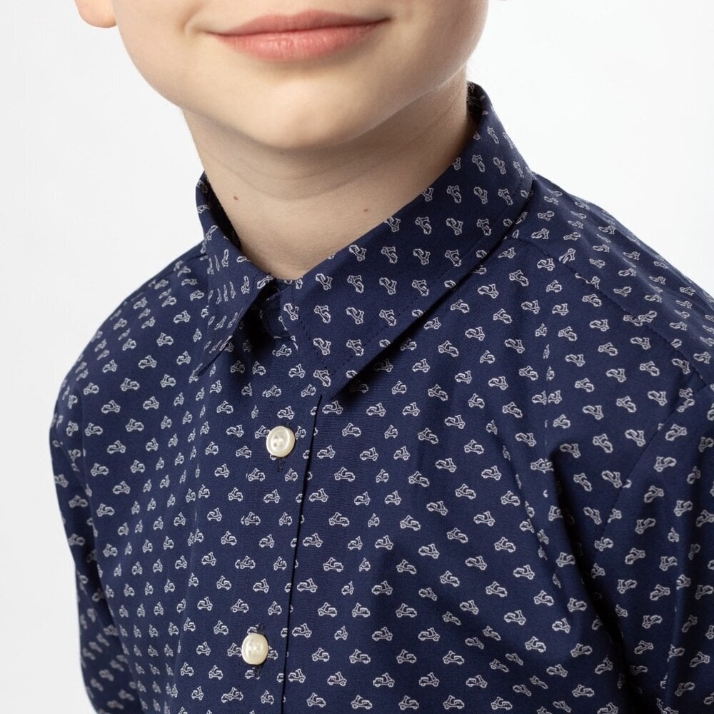 Krekls zēniem Regular Zils 17S055, S110016760 цена и информация | Zēnu krekli | 220.lv
