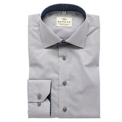 Vīriešu krekls 19K034, pelēks (Regular), S310316580 цена и информация | Мужские рубашки | 220.lv