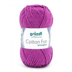 Пряжа GRÜNDL Cotton Fun 21, 50 г, 115 м. цена и информация | Принадлежности для вязания | 220.lv