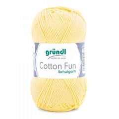 Пряжа GRÜNDL Cotton Fun 22, 50 г, 115 м цена и информация | Принадлежности для вязания | 220.lv