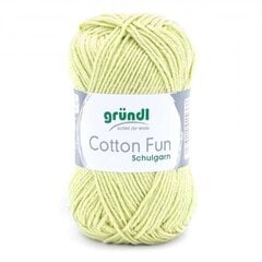 Dzija GRÜNDL Cotton Fun 23, 50 g, 115 m. cena un informācija | Adīšana | 220.lv