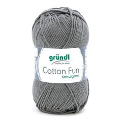 Пряжа GRÜNDL Cotton Fun 25, 50 г, 115 м цена и информация | Принадлежности для вязания | 220.lv