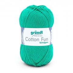 Dzija GRÜNDL Cotton Fun 26, 50 g, 115 m. cena un informācija | Adīšana | 220.lv