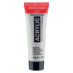 Akrila krāsa Amsterdam 817, 20ml, Pearl White. cena un informācija | Modelēšanas un zīmēšanas piederumi | 220.lv