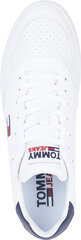 Ikdienas apavi Tommy Jeans Essential Cupsole, baltā krāsā cena un informācija | Vīriešu kurpes, zābaki | 220.lv