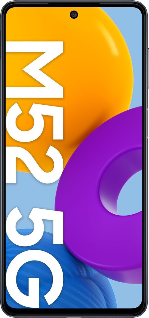 Samsung Galaxy M52 5G, 128 GB, Dual SIM, Black cena un informācija | Mobilie telefoni | 220.lv