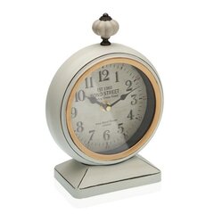 Настольные часы, 8.5 x 23 x 16 см, серые цена и информация | Часы | 220.lv