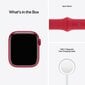 Viedais pulkstenis Apple Watch Series 7 (GPS, 45mm) - (PRODUCT)RED Aluminium Case with (PRODUCT)RED Sport Band cena un informācija | Viedpulksteņi (smartwatch) | 220.lv