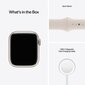 Viedais pulkstenis Apple Watch Series 7 (GPS, 41mm) - Starlight Aluminium Case with Starlight Sport Band cena un informācija | Viedpulksteņi (smartwatch) | 220.lv