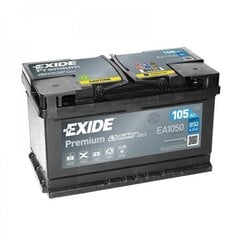 Akumulators Exide 105 Ah 850 A EN 12V цена и информация | Аккумуляторы | 220.lv