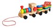 Koka vilciens ar klucīšiem цена и информация | Attīstošās rotaļlietas | 220.lv