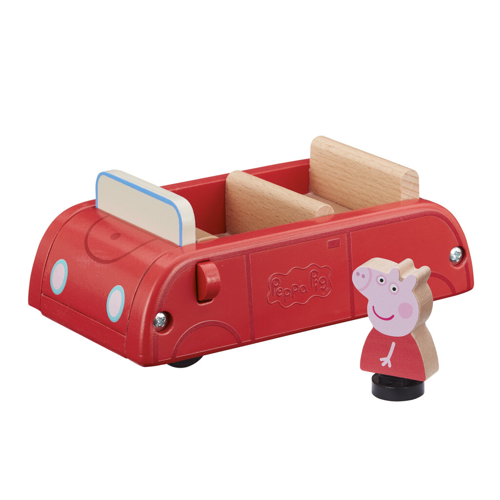 Koka automašīna Cūciņa Pepa (Peppa Pig) цена и информация | Rotaļlietas zīdaiņiem | 220.lv