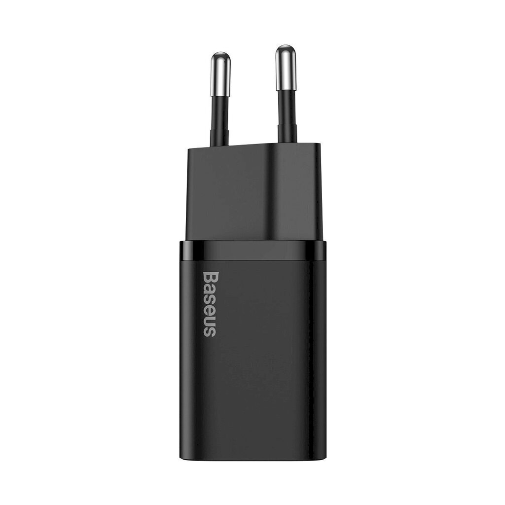 Baseus Super Si Quick Charger 1C 30W (black) cena un informācija | Lādētāji un adapteri | 220.lv