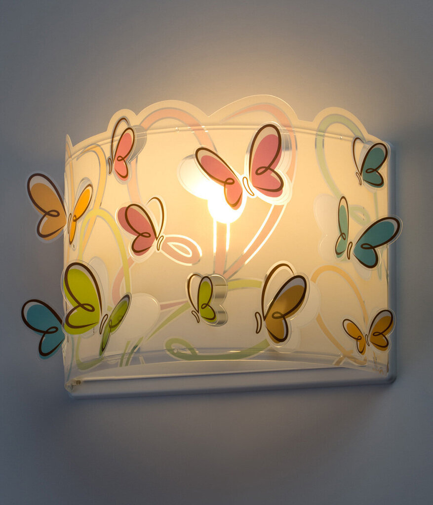 Dalber bērnu sienas lampa Butterfly cena un informācija | Lampas bērnu istabai | 220.lv