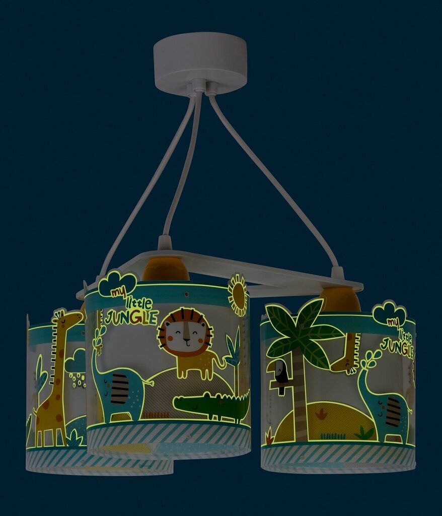 Dalber bērnu piekaramā lampa Little Jungle cena un informācija | Lampas bērnu istabai | 220.lv