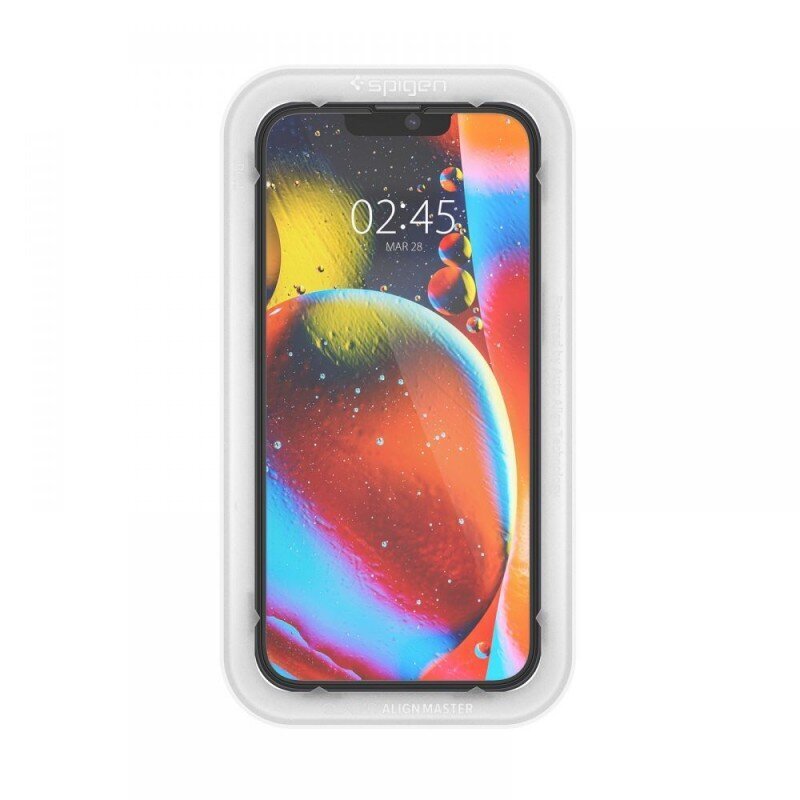 Spigen ALM Glass FC 2 gab. ekrāna aizsargstikls iPhone 13 un 13 Pro цена и информация | Ekrāna aizsargstikli | 220.lv