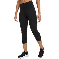 Sieviešu sporta legingi Nike One 3/4 W Leggings DD0245 010, melni cena un informācija | Sporta apģērbs sievietēm | 220.lv