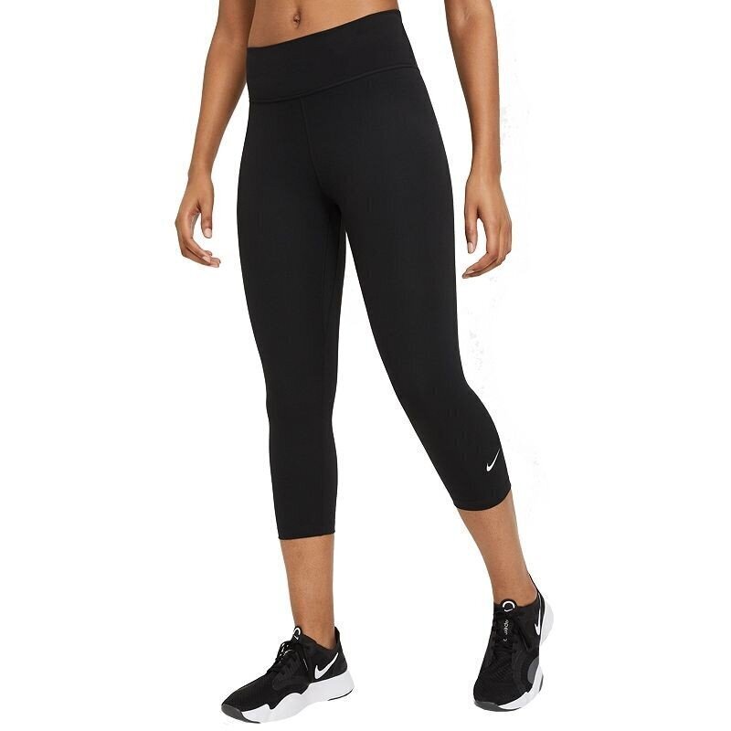 Sieviešu sporta legingi Nike One 3/4 W Leggings DD0245 010, melni, XS cena  | 220.lv