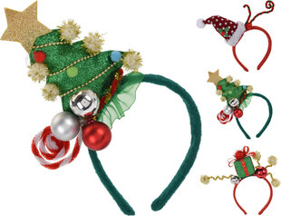 Рождественский обруч для волос с украшением цена и информация | Карнавальные костюмы, парики и маски | 220.lv