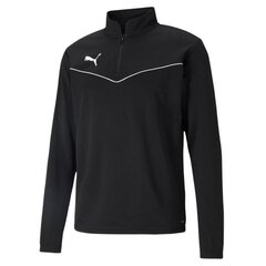 Спортивный мужской свитер Puma teamRise 1 4 657394 03, чёрный цена и информация | Мужская спортивная одежда | 220.lv