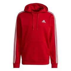 Vīriešu sporta džemperis Adidas Essentials Fleece GU2523, sarkans цена и информация | Мужская спортивная одежда | 220.lv