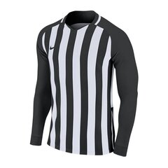 T-krekls vīriešiem Nike Striped Division III LS Jersey M 894087010, melns cena un informācija | Vīriešu T-krekli | 220.lv