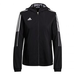 Женский свитер Adidas Tiro 21 Windbreaker W GP4969, чёрный цена и информация | Женские толстовки | 220.lv