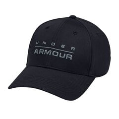 Мужская кепка Under Armor Wordmark Stretch 1342243-001 цена и информация | Мужские шарфы, шапки, перчатки | 220.lv