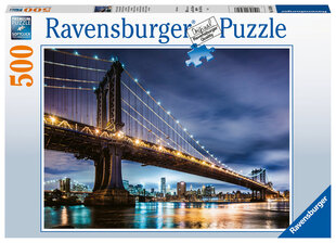 Головоломка Ravensburger At NY Skyline, 500 д., 16589 цена и информация | Пазлы | 220.lv
