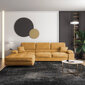 Stūra dīvāns Selsey Ganta, dzeltens cena un informācija | Stūra dīvāni | 220.lv