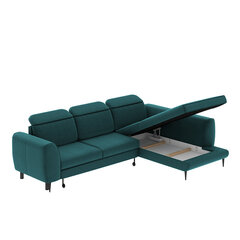 Stūra dīvāns Selsey Tasar, zaļš cena un informācija | Stūra dīvāni | 220.lv