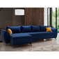Stūra dīvāns Selsey Canajo, zils cena un informācija | Stūra dīvāni | 220.lv
