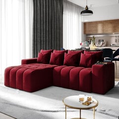 Stūra dīvāns Selsey Batilo, sarkans kaina ir informacija | Stūra dīvāni | 220.lv