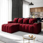 Stūra dīvāns Selsey Batilo, sarkans cena un informācija | Stūra dīvāni | 220.lv