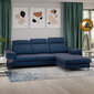 Stūra dīvāns Selsey Erola, zils cena un informācija | Stūra dīvāni | 220.lv