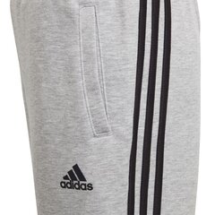 Bērnu sporta bikses Adidas 3-Stripes Tapered Jr GE0667, 60641, pelēkas cena un informācija | Bikses zēniem | 220.lv