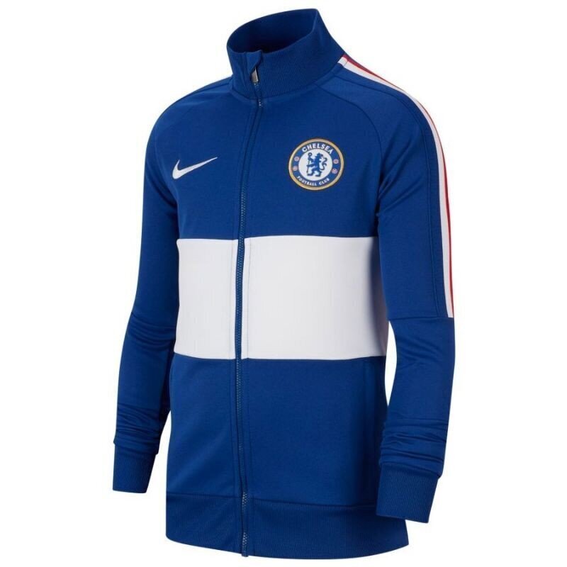 Sporta džemperis zēniem Nike Chelsea FC y nk I96 jkt junior AO6428495, zils cena un informācija | Zēnu jakas, džemperi, žaketes, vestes | 220.lv