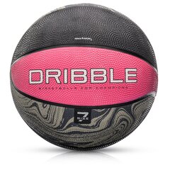 Basketbola bumba Meteor Dribble, 7. izmērs, rozā цена и информация | Баскетбольные мячи | 220.lv