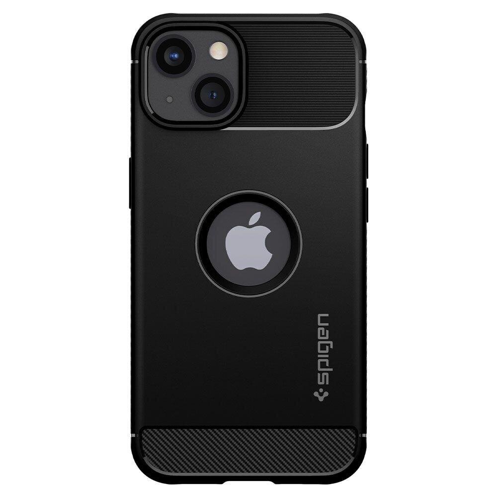 Spigen Rugged Armor vāciņš, paredzēts iPhone 13 mini, matēts melns cena un informācija | Telefonu vāciņi, maciņi | 220.lv