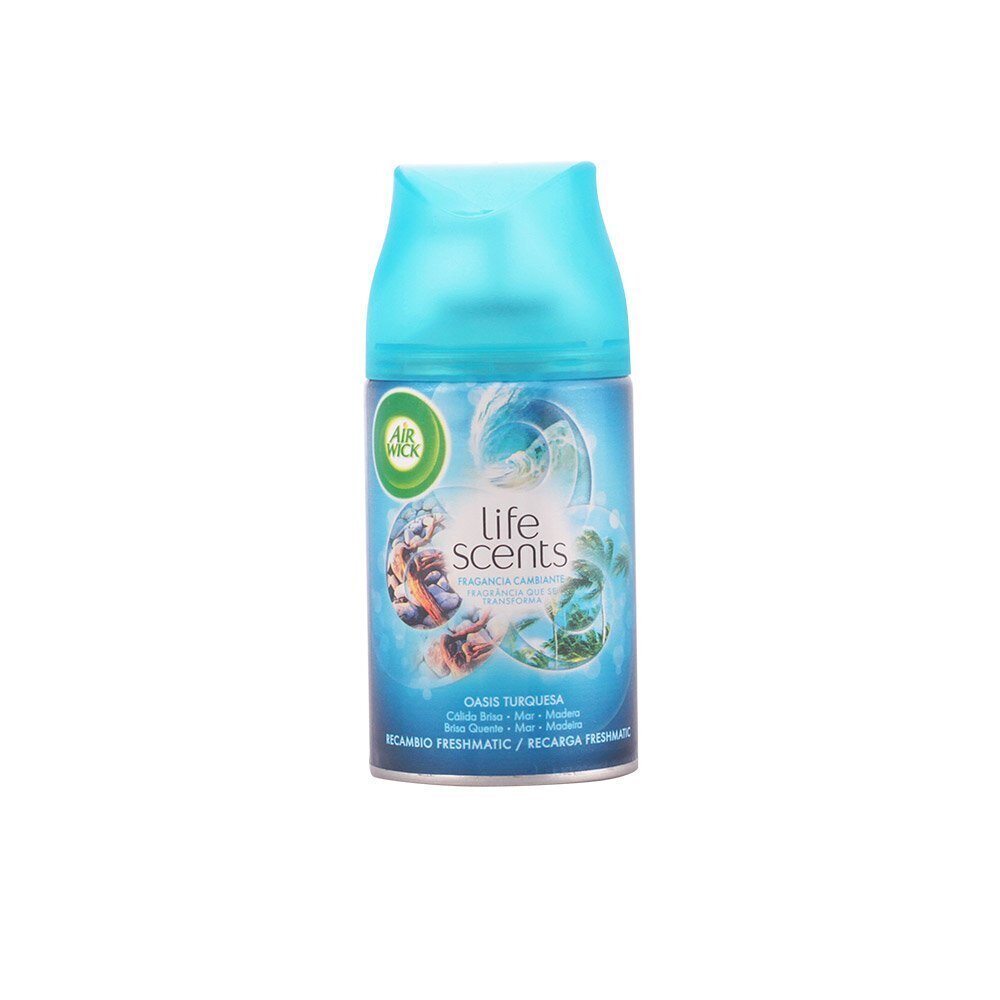 Air Wick Life FreshMatic Duplo Tirkīza oāzes smaržas pildviela 2 x 250 ml cena un informācija | Gaisa atsvaidzinātāji | 220.lv