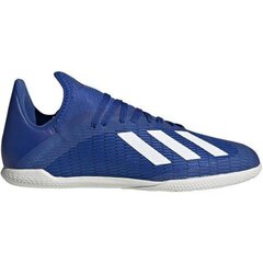 Bērnu futbola apavi Adidas X 19.3 IN JR EG7170, zili cena un informācija | Futbola apavi | 220.lv