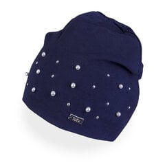 Cepure meitenēm TuTu, zila цена и информация | Шапки, перчатки, шарфы для девочек | 220.lv