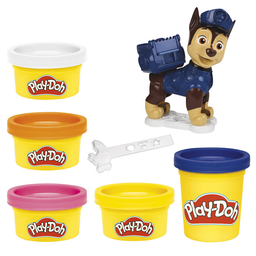 Plastilīna komplekts Play-Doh Paw Patrol Chase (Ķepu Patruļa) cena un informācija | Modelēšanas un zīmēšanas piederumi | 220.lv