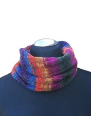 Вязаный шарф круглый в полоску цена и информация | <p>Тапочки женские</p>
 | 220.lv