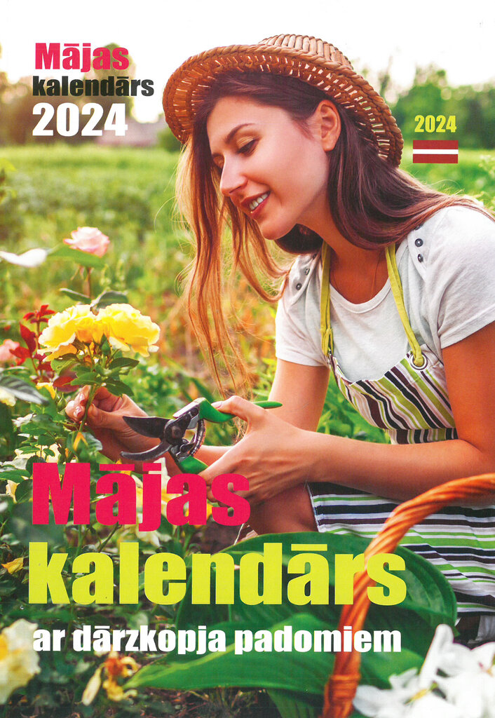 Mājas kalendars 2024 ar dārzkopja padomiem cena un informācija | Kalendāri, piezīmju grāmatas | 220.lv