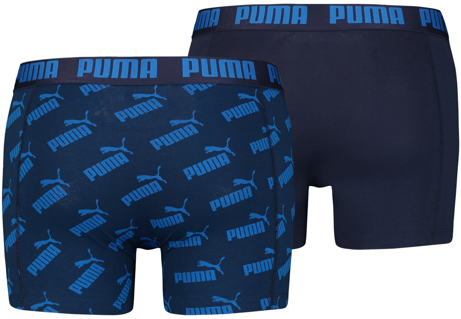 Puma Trikotāžas Apakšveļa Men Aop Boxer Blue 935054 02/XL cena un informācija | Vīriešu apakšbikses | 220.lv