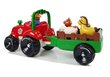 Traktors ar dzīvnieku piekabi cena un informācija | Rotaļlietas zēniem | 220.lv