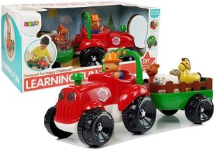 Трактор с прицепом для животных цена и информация | Игрушки для мальчиков | 220.lv